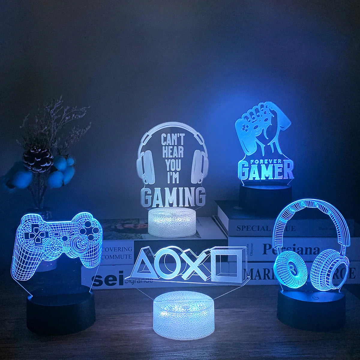 LED Gaming Setup