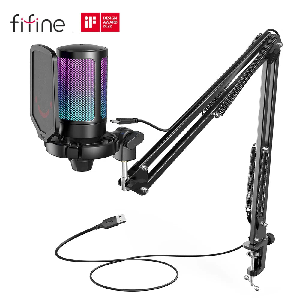 FIFINE USB Gaming Microphone