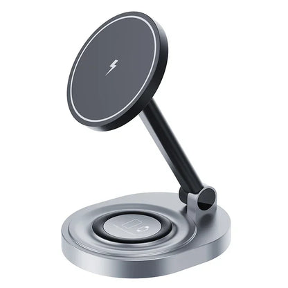 magnetic wireless charger stand pad