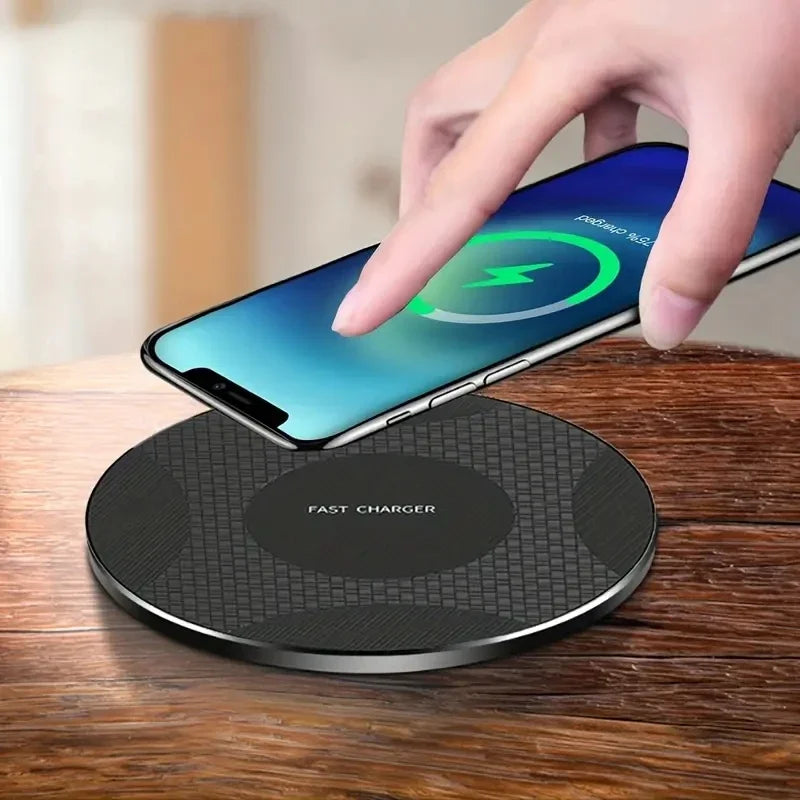 Wireless Charger Pad Stand Desktop Ultra-thin Mobile Phone