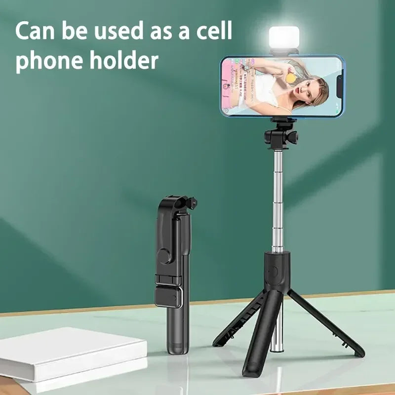 Bluetooth Remote Extendable Phone Tripod Wireless Selfie Stick