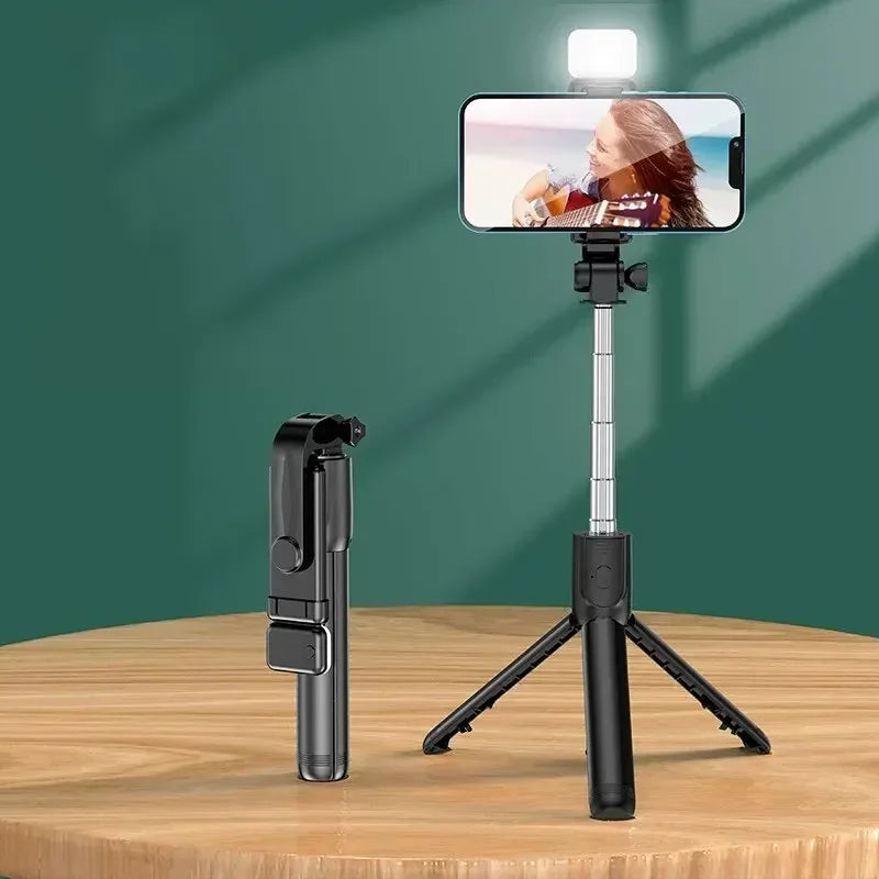 Bluetooth Remote Extendable Phone Tripod Wireless Selfie Stick