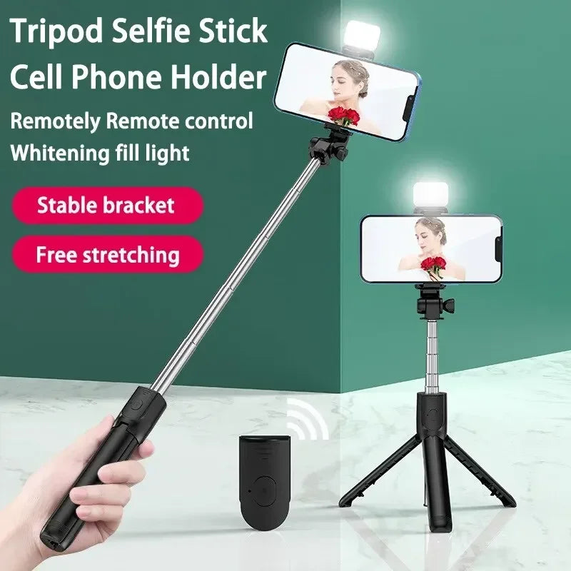 Bluetooth Remote Extendable Phone Tripod Wireless Selfie Stick